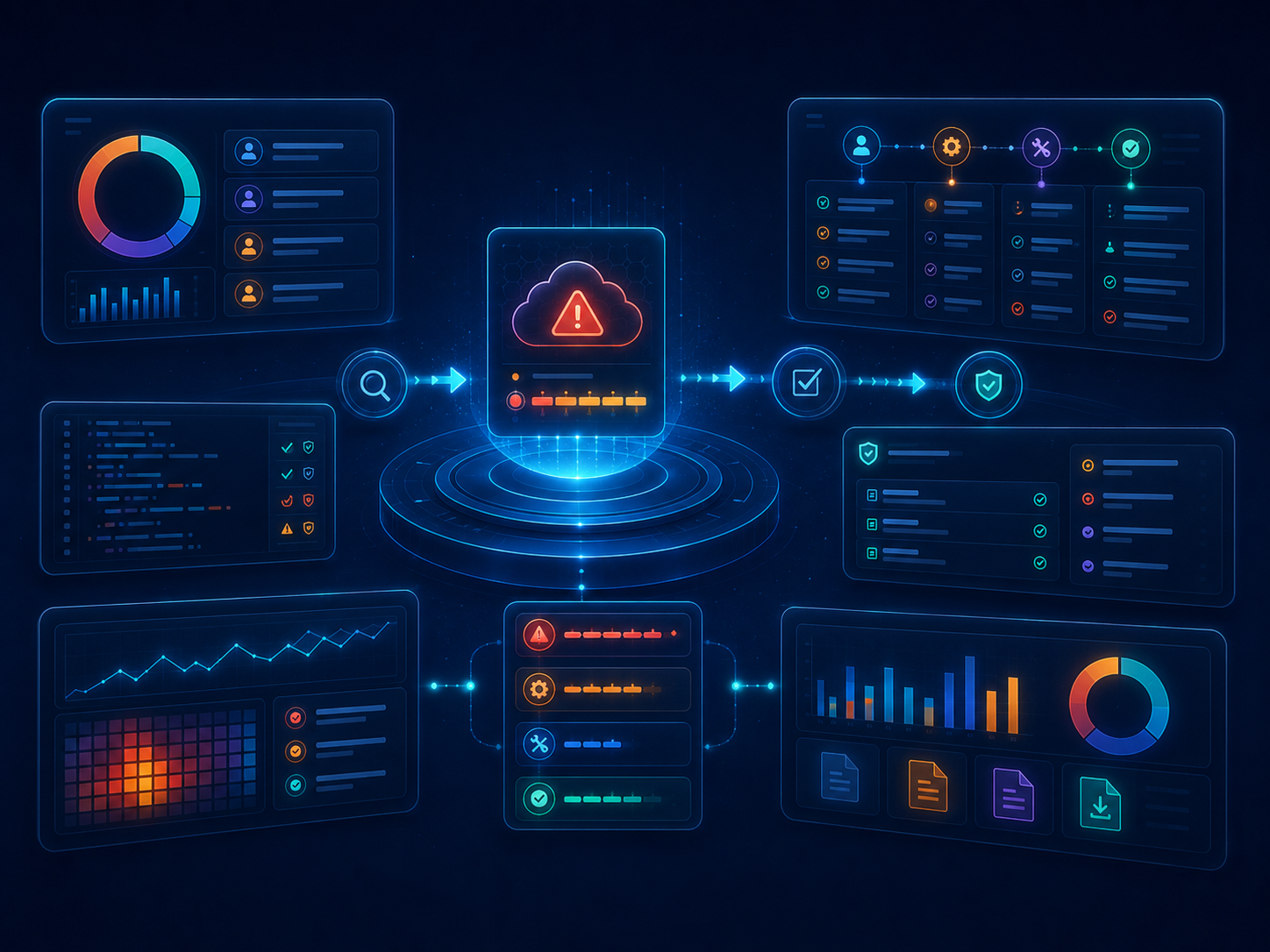 Findings, remediation guidance, and audience-specific reports in Securitain
